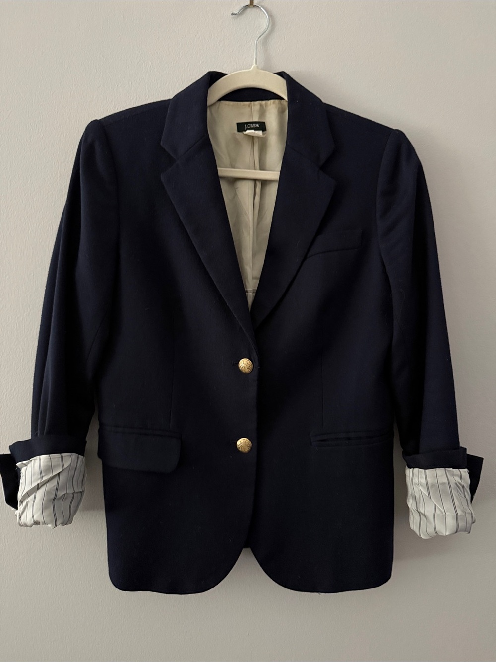 2008 J.Crew Navy Blazer (size 6)
